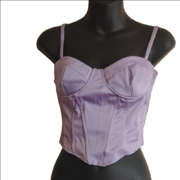 Bershka Other - Bershka Lavender Bustier Top. Size Small. Great For Summer Nights.
